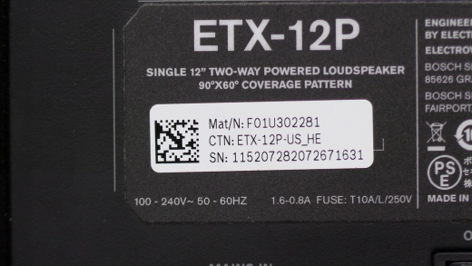 Electro-Voice - ETX-12P-US 3